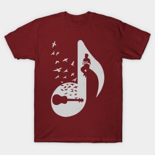 Musical note - Ukulele T-Shirt